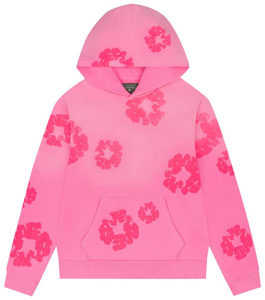 Denim Tears Mono Cotton Wreath Hoodie Pink