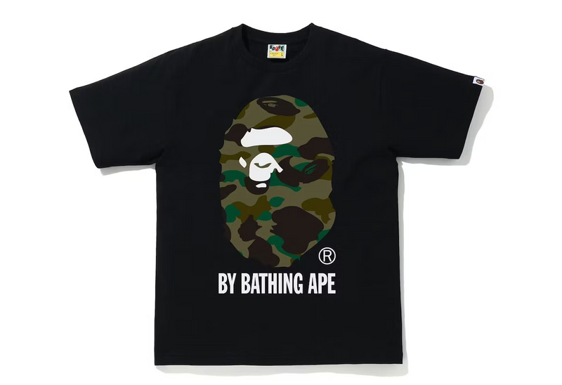 BAPE 1st Camo By Bathing Ape Tee Green Black