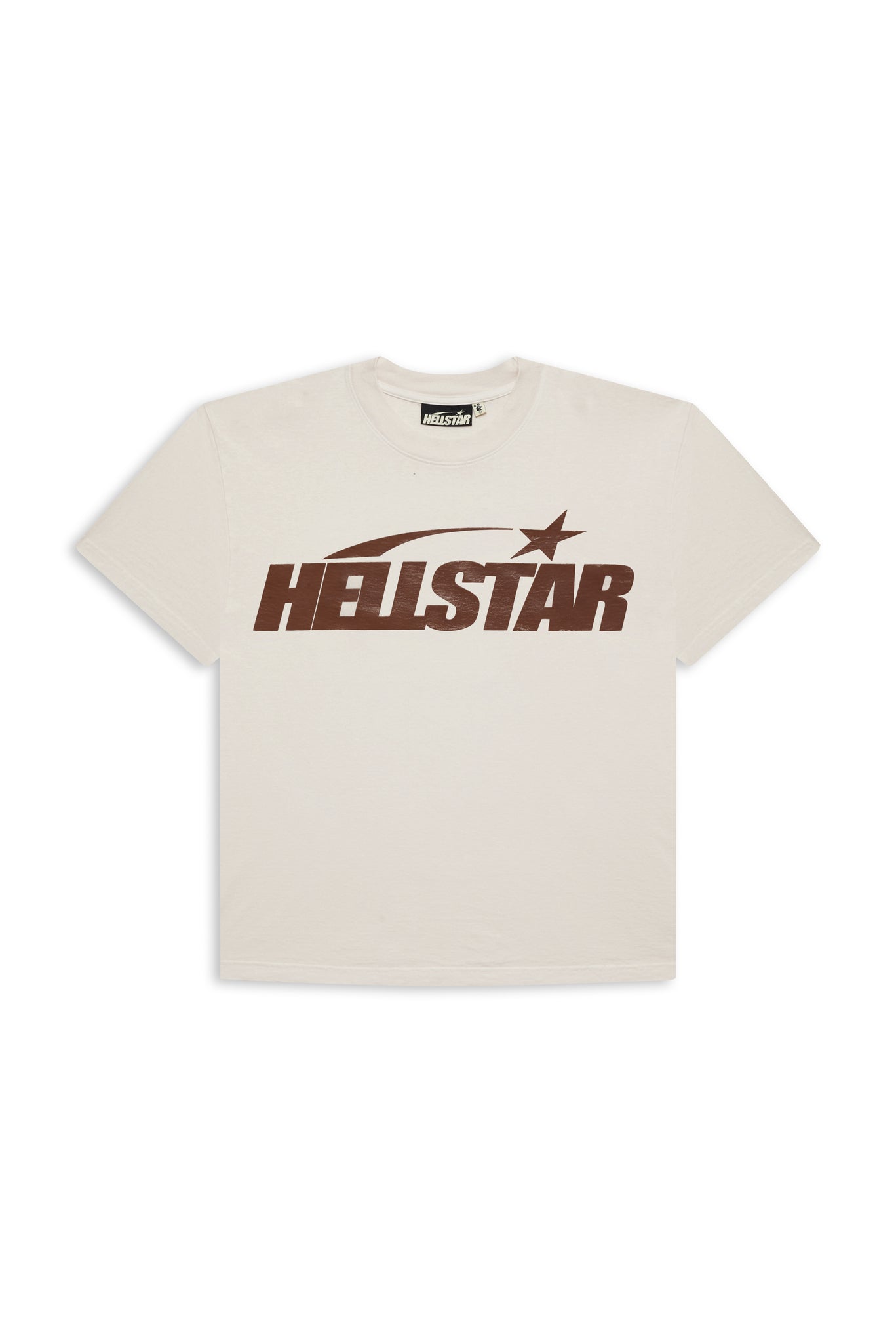 Hellstar Gel Logo Tee Brown