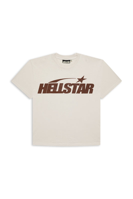 Hellstar Gel Logo Tee Brown