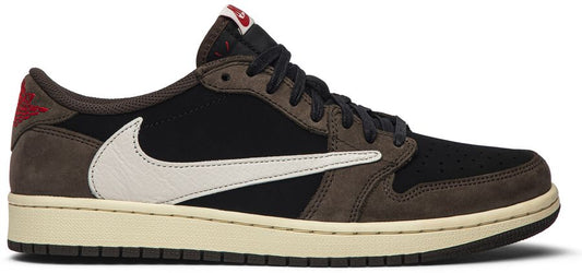 USED Jordan 1 Retro Low OG SP Travis Scott Mocha