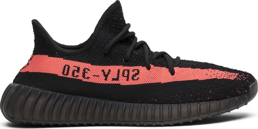 Promo adidas Yeezy Boost 350 V2 Core Black Red