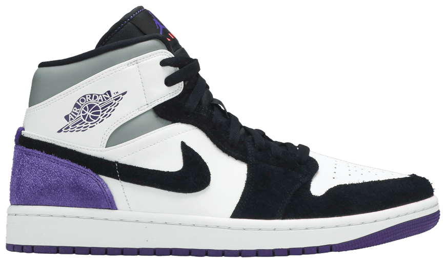 USED Jordan 1 Mid SE Purple