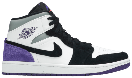 USED Jordan 1 Mid SE Purple