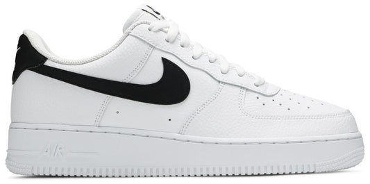 Nike Air Force 1 Low '07 White Black Pebbled Leather
