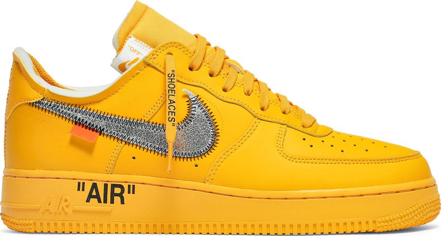 Nike Air Force 1 Low Off-White ICA University Gold