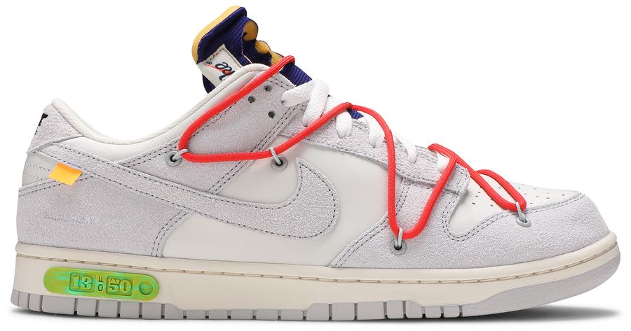USED Nike Dunk Low Off-White Lot 13
