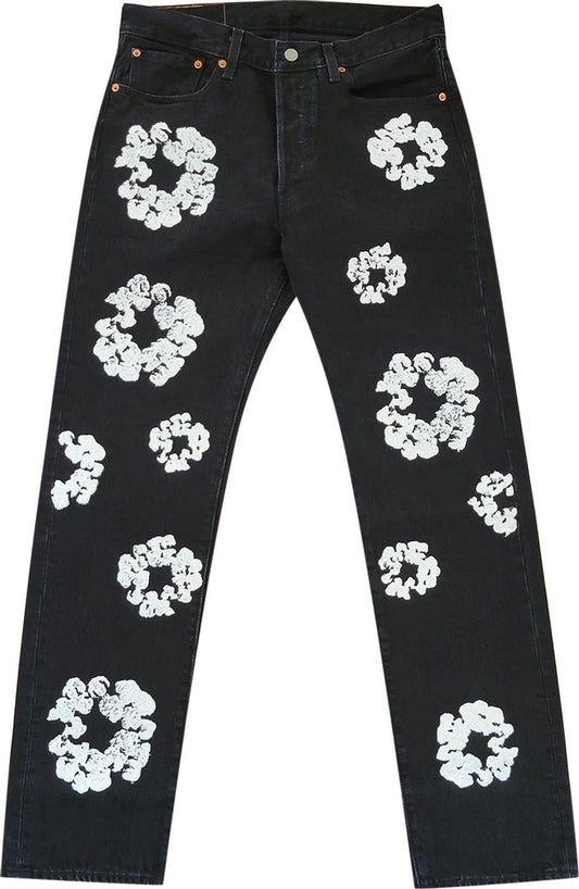 Denim Tears x Levi's Cotton Wreath Jean Black