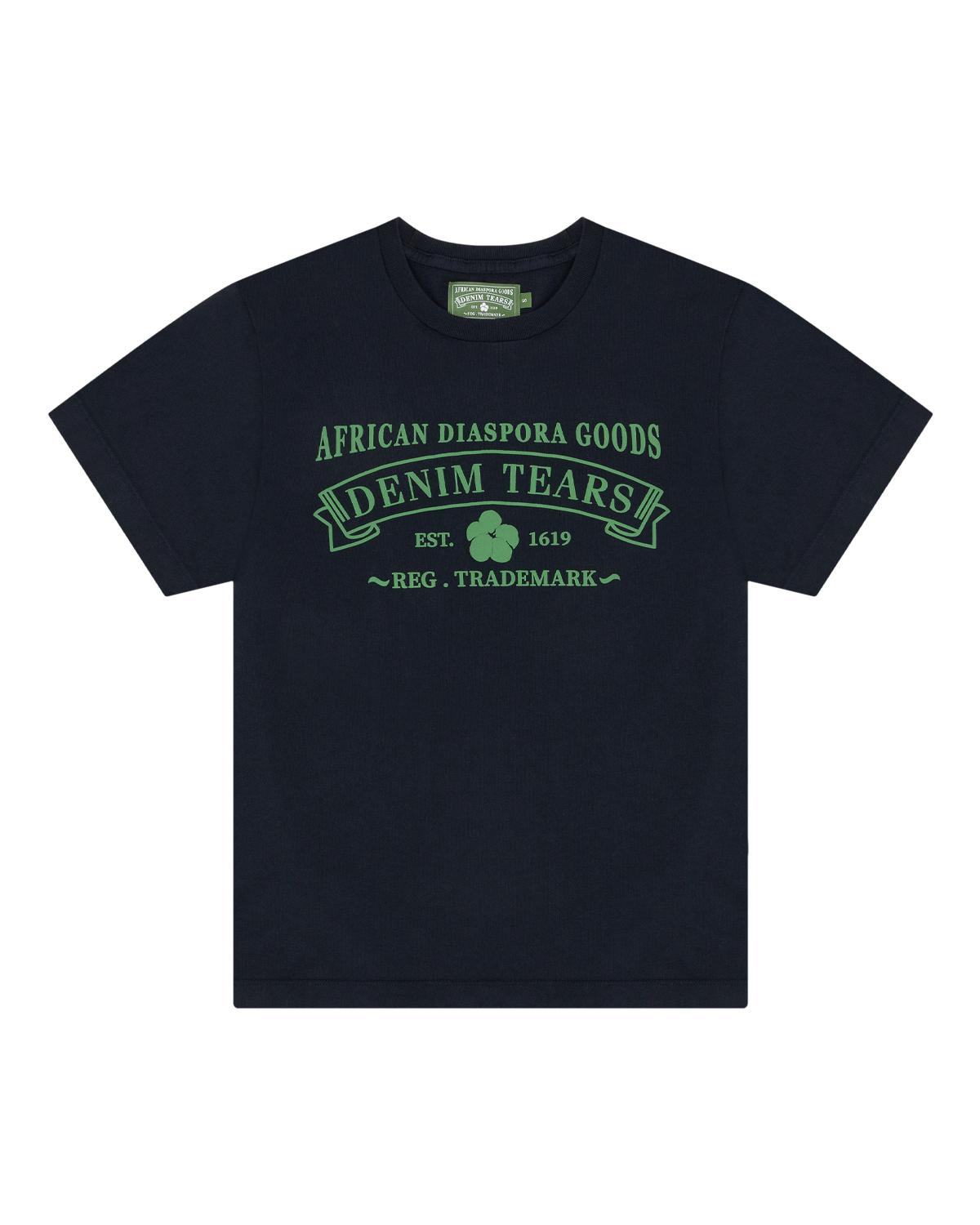 Denim Tears African Diaspora Goods Tee Navy