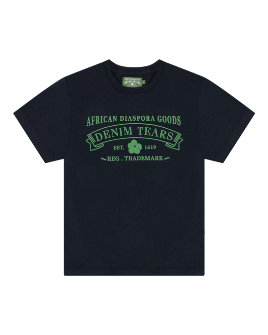 Denim Tears African Diaspora Goods Tee Navy