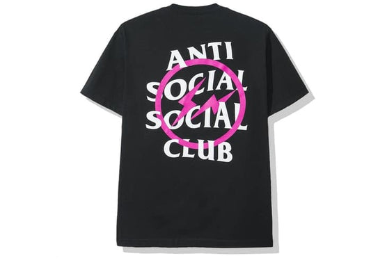 Anti Social Social Club Hot Pink Fragment Tee Black