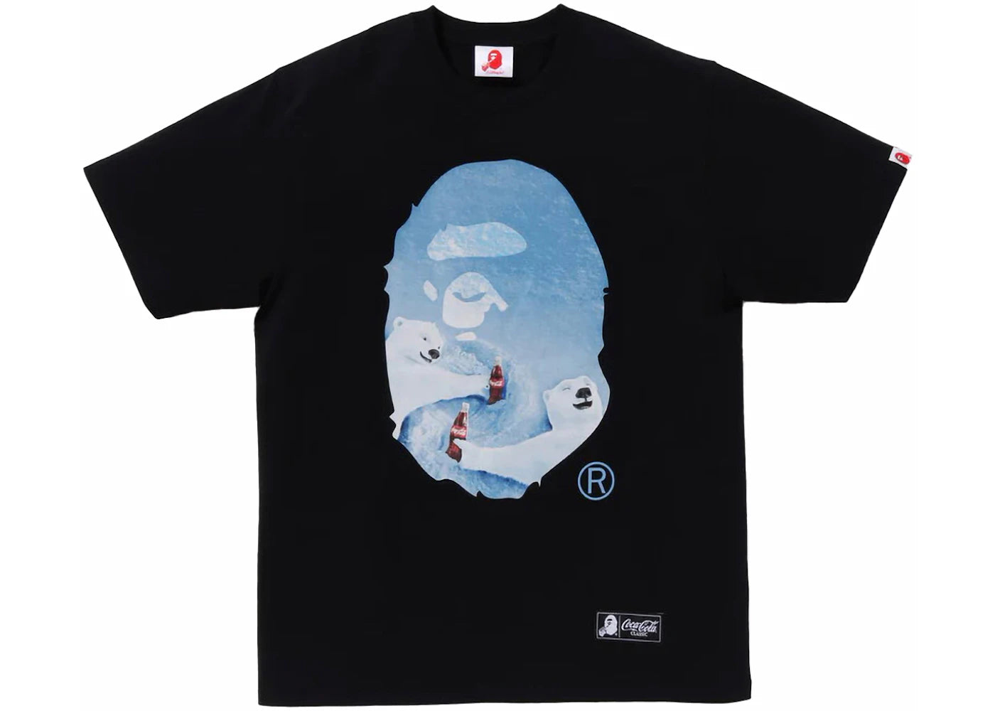 Promo BAPE x Coca-Cola Photo Ape Head Tee Black