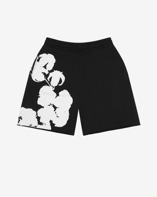 Denim Tears Jumbo Wreath Sweatshort Black