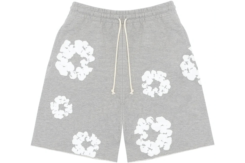 Promo Denim Tears The Cotton Wreath Shorts Grey