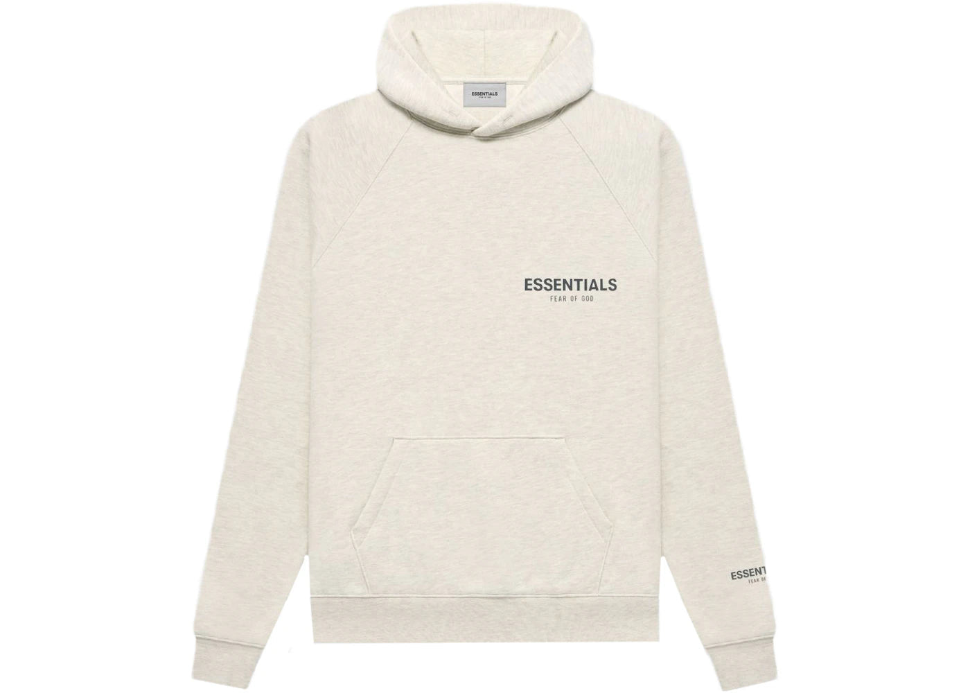 Promo Fear of God Essentials Core Collection Pullover Hoodie Light Heather Oatmeal