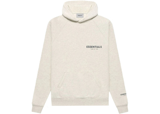 Promo Fear of God Essentials Core Collection Pullover Hoodie Light Heather Oatmeal