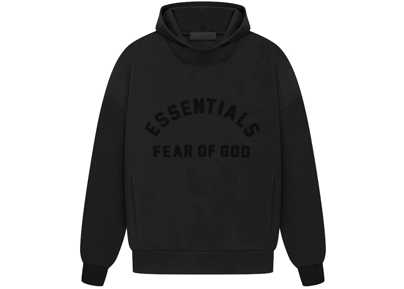 Promo Fear of God Essentials Arch Logo Hoodie Jet Black