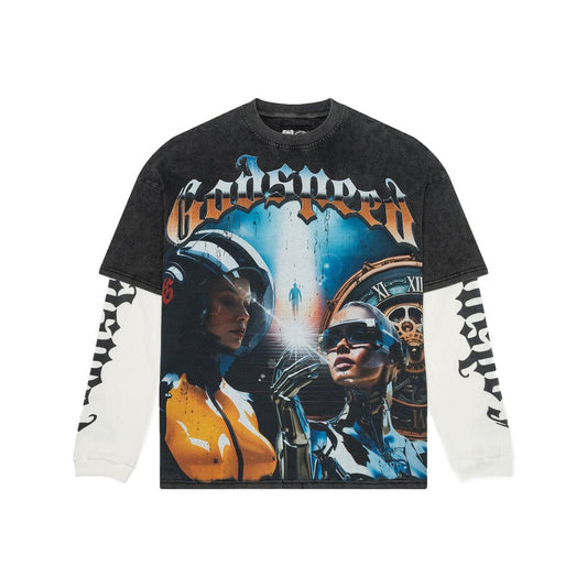 Godspeed Chosen One Layered Shirt Black