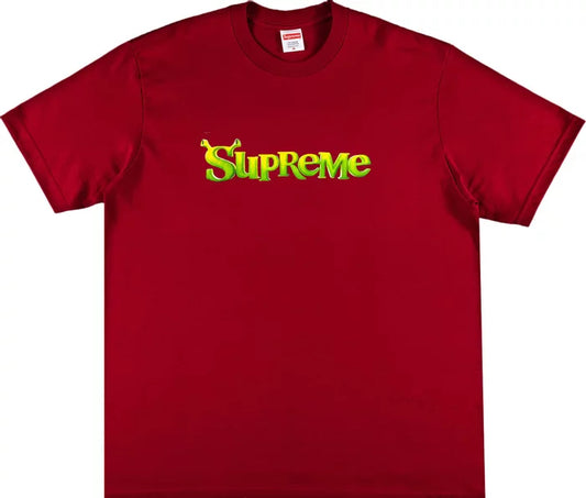 Supreme Shrek Tee Cardinal
