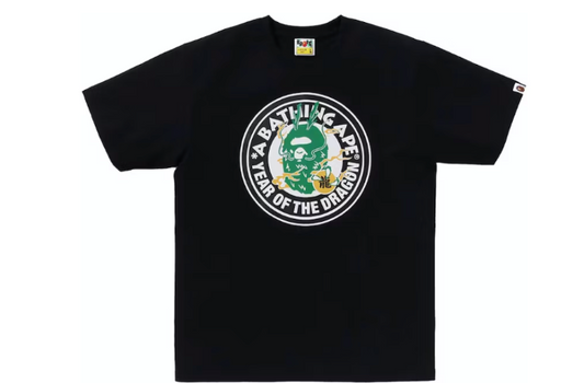 BAPE Year Of The Dragon Green Tee Black
