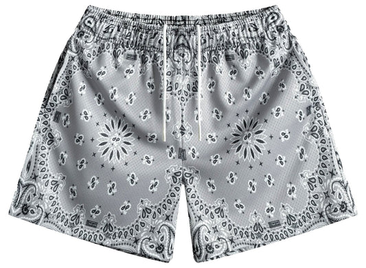 Promo Bravest Studios Paisley Shorts Grey