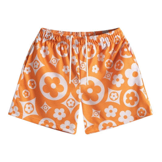 Promo Bravest Studios Mega Monogram Orange Short