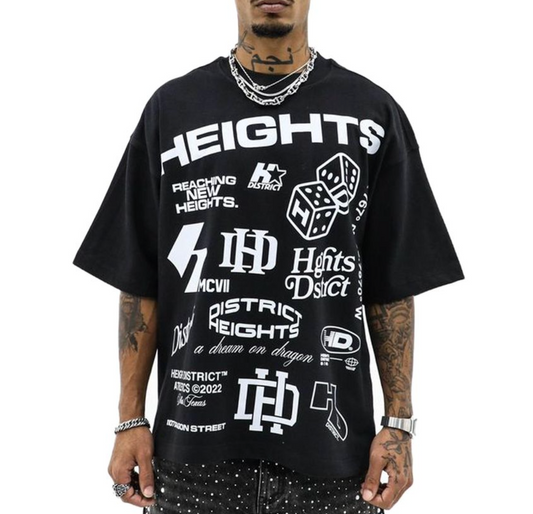 Heights District Heights "Logo Archive" Black