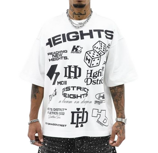Heights District Heights "Logo Archive" White