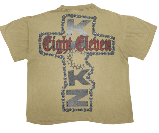 KICKZ X CAPTURED 811 TEE Cream