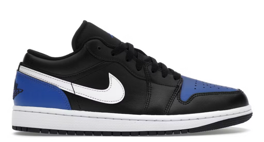 USED Jordan 1 Low Black Royal Toe