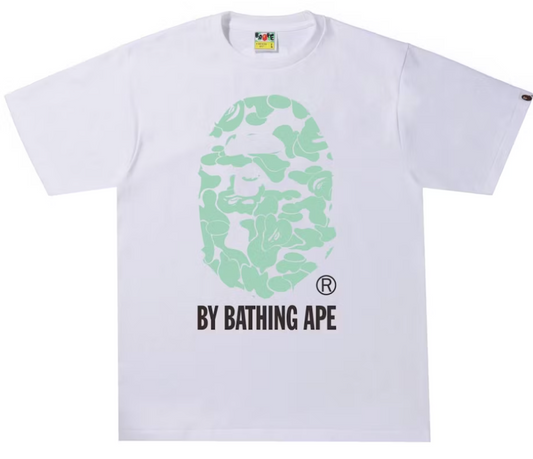 BAPE Text Code Camo By Bathing Ape Tee White
