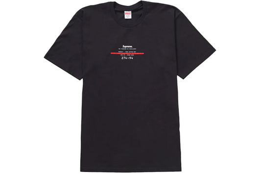 Supreme Standard Tee Black