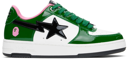 USED A Bathing Ape Bape Sta Low Green Pink