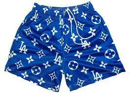 Promo Bravest Studios Blue LA Monogram Short