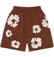 Promo Denim Tears The Cotton Wreath Shorts Brown